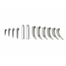Laringoscópio Laminas curvas 00, 0,1,2,3,4,5 e Laminas retas 00, 1,2,5 Anvisa