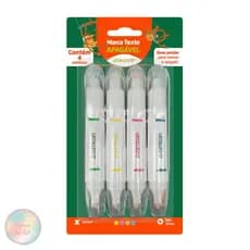Marca texto apagável Leo&Leo - Kit 4 cores