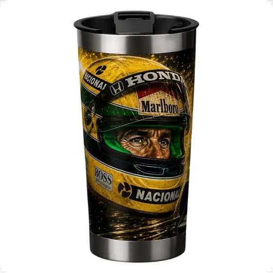Copo Térmico 473ml Personalizado HD 360º Lenda das Pistas