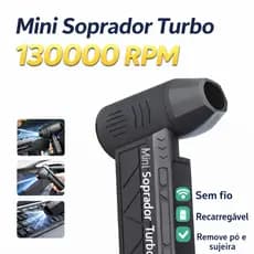 Mini Soprador Turbo 130000RPM Super Potente Recarregável USB Limpeza Eletrônicos
