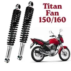 Par Amortecedor Titan 150 -160 Fan 150 - 160 Start 150 - 160 - ano 2000 a 2024 - Padrão Original