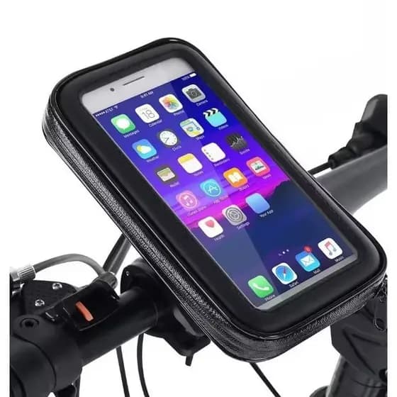 Suporte Universal de Celular para Bicicleta e Moto à Prova d’Água com Zíper