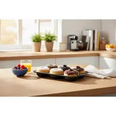 Forma de Silicone para Donuts e Muffins 6 Cavidades - Antiaderente e Flexível (Formatos Variados) 🍩✨
