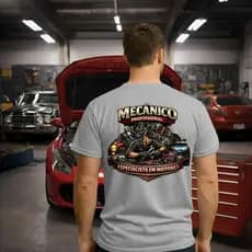 Camiseta Básica 100% Algodão Uniforme Empresa Mecânico