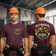 Camiseta Eletricista Personalizada