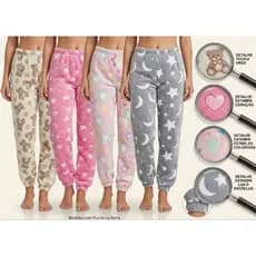 calça de fleece quentinha avulsa e sortidas adulto