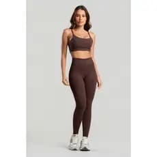 Conjunto Fitness Feminino em Poliamida Premium - Top e Calça Legging