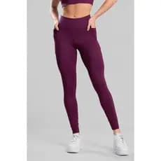 Calça Legging Feminina Fitness Com Bolso Lateral Academia Treino