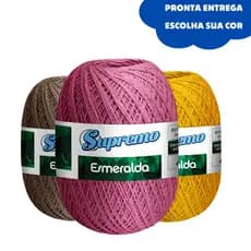 Barbante Supremo Esmeralda Fio 2 - 460 Metros (Mesma Espessura Anne)