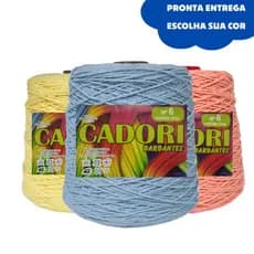 Barbante Cadori  Extra Macio Fio 6 600g 610m - Escolha cor