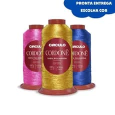 Fio Cordonê Circulo 100g 450mts - Macio e Cores Vibrantes - 100% Poliamida
