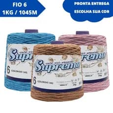 Barbante Supremo 1 Kg Número 6 / 1045 Metros