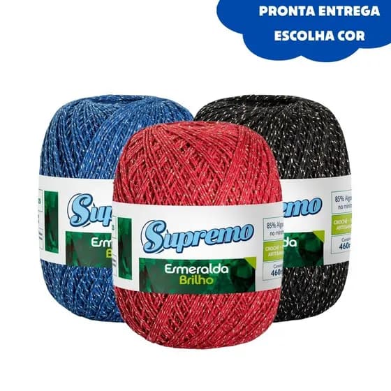 Linha Esmeralda Brilho 460 Metros Fio 2 (Mesma espessura Anne)