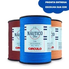 Fio Náutico Slim 3mm 400g / 278m Marca Círculo Várias Cores