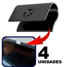 kit 4 cover protetores personalizados removíveis p/ webcam, protege privacidade da câmera notebook