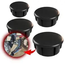 4 Tampas Mata Cachorro, Protetor Barra Dupla - Modelo Exclusivo Resistente Água, sol, Encaixe Justo.
