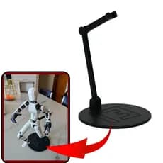 Suporte articulado para boneco lucky, expositor simples para tamanho convencional Action decoração
