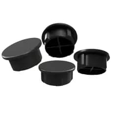 Tampas para acabamento de tubos com 29,85mm, Reforçado, resistente sol e água. Tubos 1 1/4", 1 5/16"