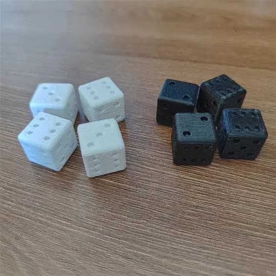 Dados VICIADOS - 6 Lados 16mm Jogos de Tabuleiro - kit com 4