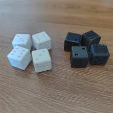 Dados VICIADOS - 6 Lados 16mm Jogos de Tabuleiro - kit com 4