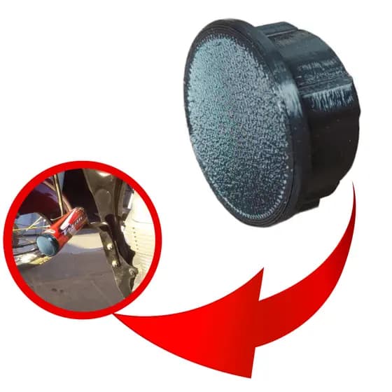 Par de tampas para Slider Mata Cachorro liso de 40mm externo e 34mm interno - Reposição