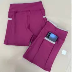 Shorts Feminino Com Bolso para Celular Cintura Alta Meia Coxa Zero Transparência