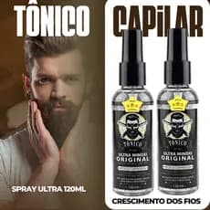 2x Tônico Capilar e Barba Ultra Pro Barber 120ml