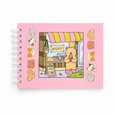 Livro De Colorir Desenhos Ursos Criança Caderno Para Pintar Imagens Canetinhas 60 Folhas  Infantil