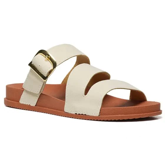 Sandália Feminina Casual Moderno Elegante Leve Ajustável Confortável Resistente Dia a Dia