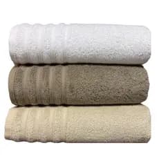 Kit Toalha Gigante Banhão Fio Penteado 100% Algodão Twist