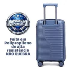 Mala de Bordo Dermond PRO Resistente Cadeado Embutido Rodas 360° Removiveis Silenciosas ANAC 10kg