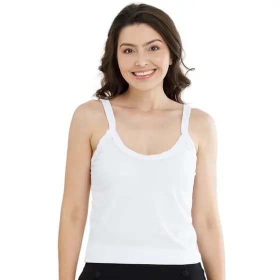 Blusa Regata Feminina Alça Fina Ribana Canelada Moda Básica Primavera Verão Slim Fit Casual 50822A