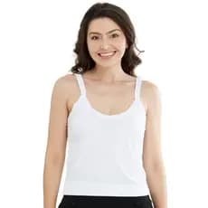 Blusa Regata Feminina Alça Fina Ribana Canelada Moda Básica Primavera Verão Slim Fit Casual 50822A