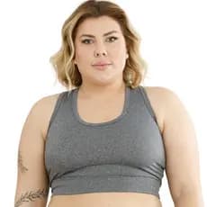 Top Suplex Confort S/bojo Básico Feminino Moda Esportiva Plus Size Simples para ao Ar Livre 3041A