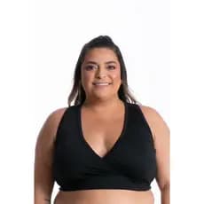 Top Costas Nadador Suplex Fitness Academia Plus Size 3023A