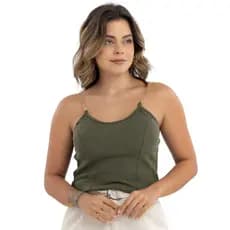 Regatinha Com Detalhes Em Corrente Moda Chique Para Festa Slim para Baladas e Saídas Noturnas 30724A