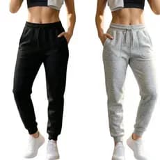 CALÇA MOLETOM FEMININA 1 CALÇA ATÉ 2 CALÇA QUENTINHA CINTURA ALTA  BOLSO E OUNHO MUITO CONFORTAVEL