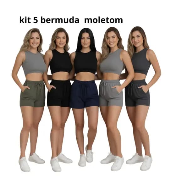 bermuda feminina shorts feminino moletom academia fitnss casual cos alto cordão de ajuste curto