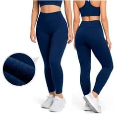 kit 2 calça Legging Flanelada Grossa Leg Peluciada Forrada Por Dentro Costura Reforçada Térmica