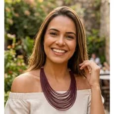 Colar Feminino Maxicolar Multi-fios Encerados Estilo Boho Chic Coloridos