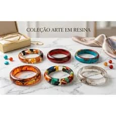 Bracelete Pulseira Acrílico Colorido Luxo Feminino Tendência Verão