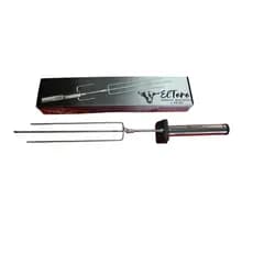 Espeto giratorio a pilha inox 70 cm – El Toro para churrasco • frete grátis com cupom