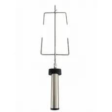 ESPETO GIRATÓRIO A PILHA PARA COSTELÃO ATÉ 6KG – 100% INOX  costela ,churrasco