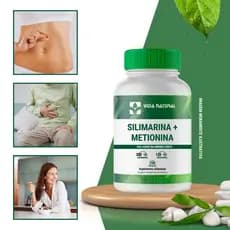 Silimarina 200mg + Metionina 120mg 120cps