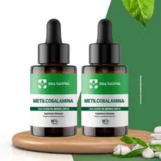 Kit 2  Vitamina B12 (Metilcobalamina 5000mcg sublingual ) 20ml