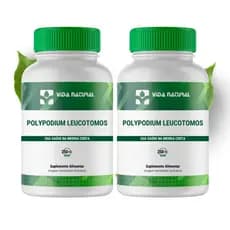 Kit 2 Polypodium 250mg Leucotomos 60 caps Antioxidante protetor solar
