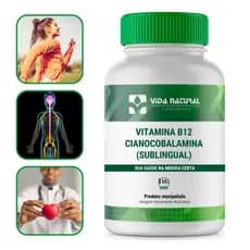 Vitamina B12 Cianocobalamina sublingual 1mg 30 doses