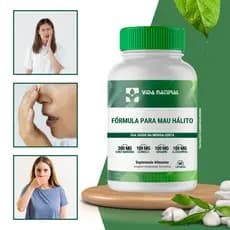 Fórmula para Mau Hálito 60 Cápsulas Composto Para Halitose