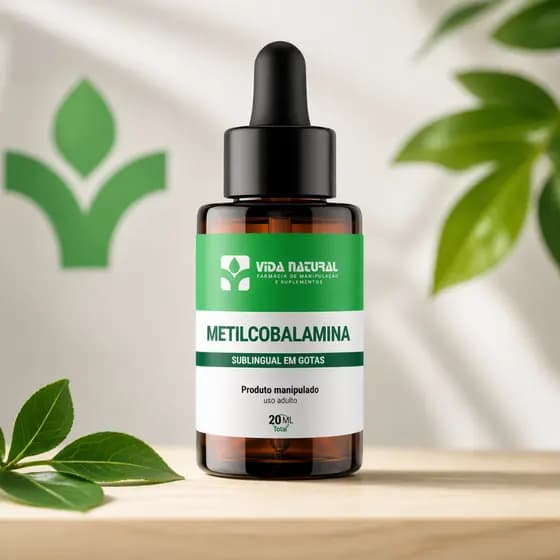 Vitamina B12 (Metilcobalamina 1000mcg sublingual 20ml) - Vida Natural