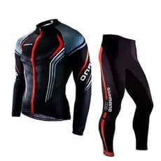 COD & Em Estoque 2023 Primavera Ao Ar Livre Conjunto De Mountain bike Ciclismo Manga Longa MTB Bicicleta Corrida 9D gel